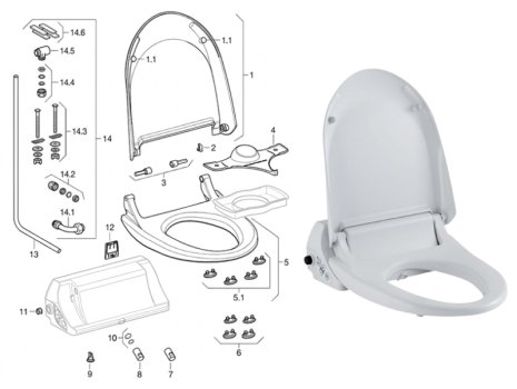 Geberit AquaClean 4000 WC (146.130.11.1)