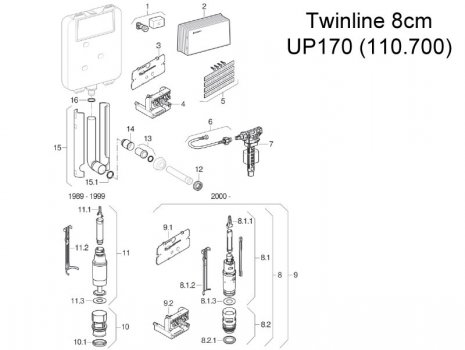 Geberit Twinline UP170 (110.700)