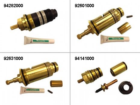 Hansgrohe shower cartridges spares breakdown diagram