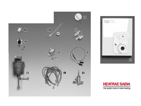 Heatrae Alto (Non-solenoid) (Alto) spares breakdown diagram