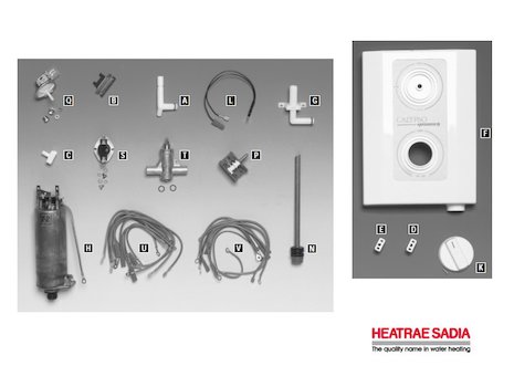 Heatrae Calypso 2 (Calypso 2) spares breakdown diagram