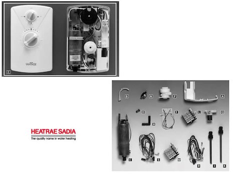 Heatrae Sector Vantage (Sector Vantage) spares breakdown diagram