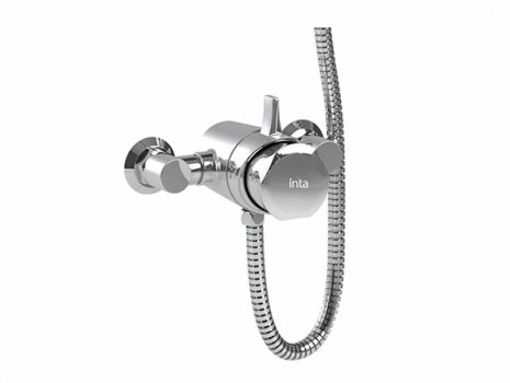 Inta Mood Contemporary Exposed Dual Control shower - chrome (90014CP) spares breakdown diagram