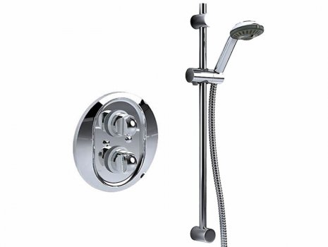 Inta Telo thermostatic concealed shower - chrome (TL40014CP) spares breakdown diagram