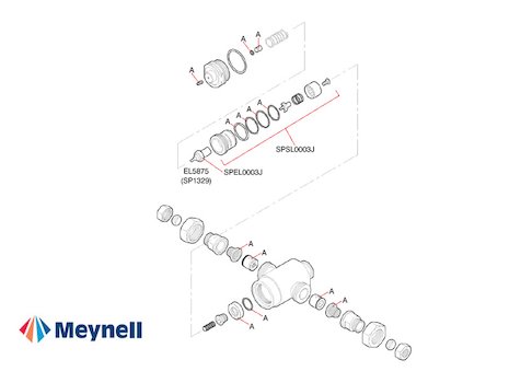 Meynell Niagara 2 (Niagara 2) spares breakdown diagram