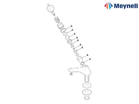 Meynell Pushtap (Old style) (Pushtap) spares breakdown diagram