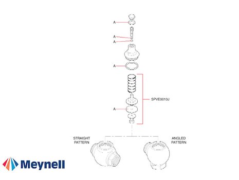Meynell Safemix SM4 Checkvalve (SM4) spares breakdown diagram
