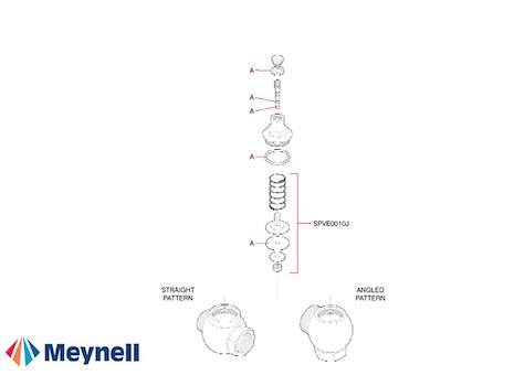 Meynell Safemix SM5 Checkvalve (SM5) spares breakdown diagram