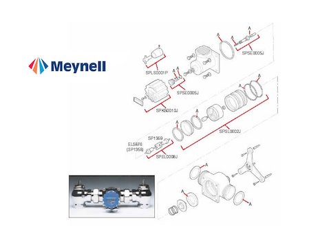 Meynell Safemix SM6 (SM6) spares breakdown diagram