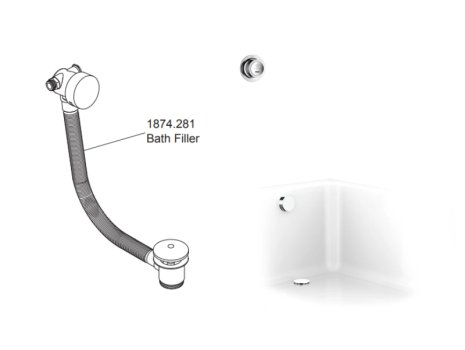 Mira Mode Next Gen Bath Fill Only - High Pressure (1.1980.009) spares breakdown diagram