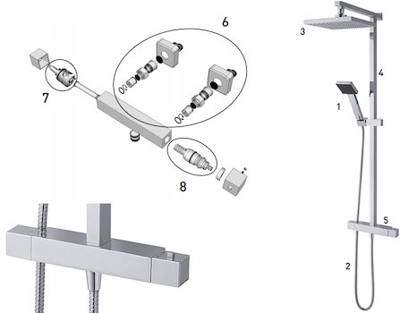 MX Atmos Vision (HMP) spares breakdown diagram