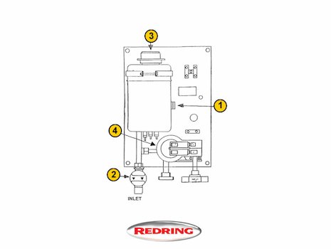 Redring Instant 7 (1980-1985) (Instant 7) spares breakdown diagram