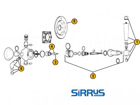 ShowerForce spare parts (Victorian T) spares breakdown diagram