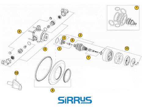 Sirrus Stratus TS1875CCP (1996-2012) (TS1875CCP) spares breakdown diagram