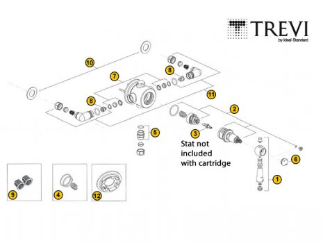 Trevi Hathaway L6800AA (Hathaway L6800AA) spares breakdown diagram