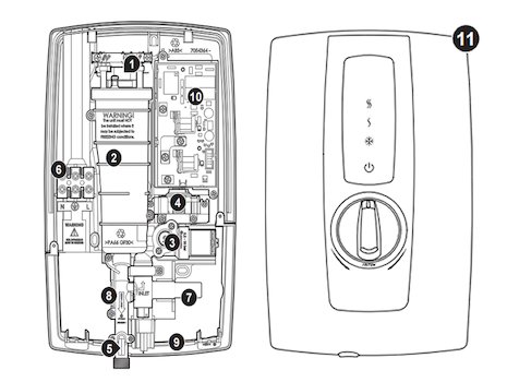 Triton Attraction spares breakdown diagram