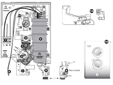 Triton T80Z Version 2 (Feb 2011) (T80z V2) spares breakdown diagram