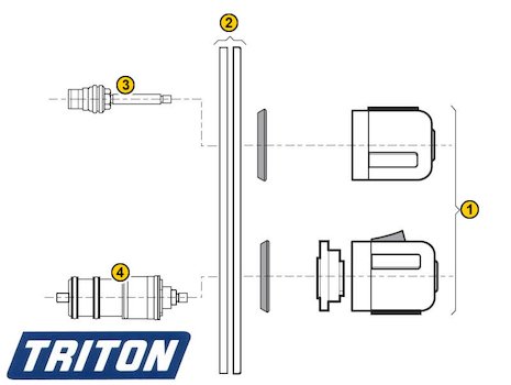 Triton Alcor (Alcor) spares breakdown diagram