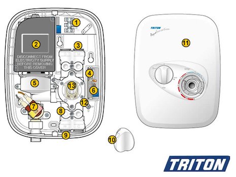 Triton AS2000 Manual (AS2000) spares breakdown diagram