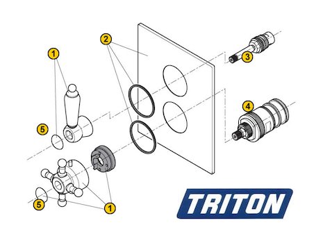 Triton Delphi (Delphi) spares breakdown diagram