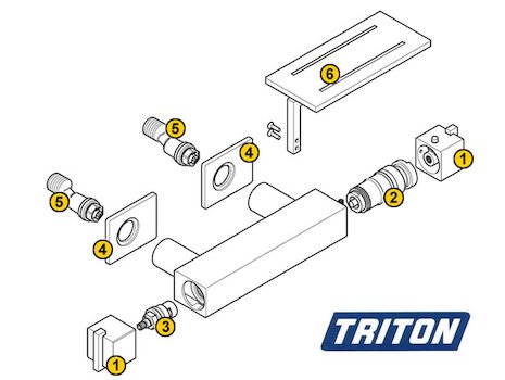 Triton Favore (Favore) spares breakdown diagram