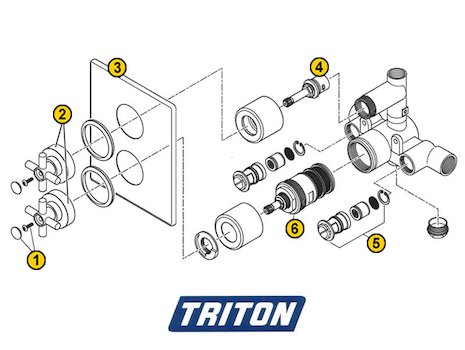 Triton Ghost (Ghost) spares breakdown diagram