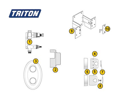 Triton Humber (Humber) spares breakdown diagram