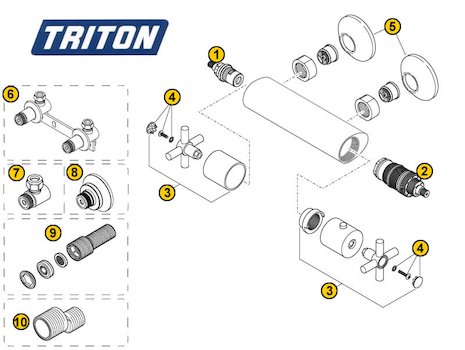 Triton Marius (Marius) spares breakdown diagram