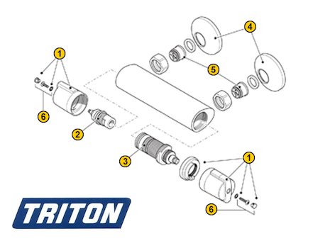 Triton Minuto (Minuto) spares breakdown diagram