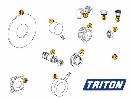 Triton Osaro (Osaro) spares breakdown diagram