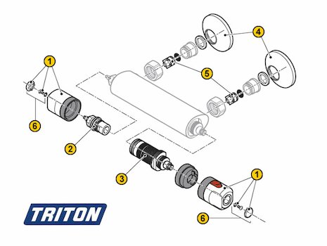 Triton Sharis Eco (Sharis Eco) spares breakdown diagram