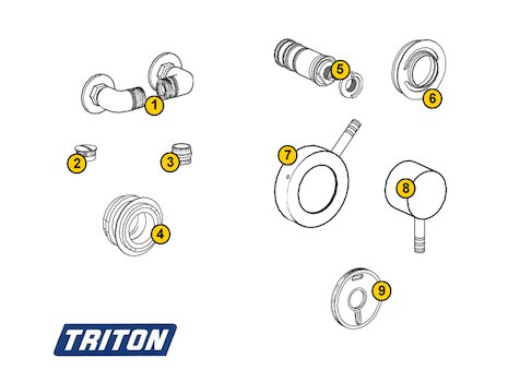 Triton Thames Exposed (Thames) spares breakdown diagram