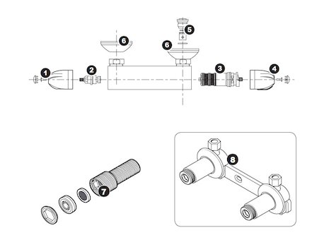 Triton Tyne Bar Valve (Tyne) spares breakdown diagram
